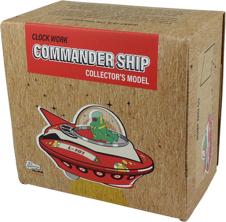 Freak Scene Raumschiff - Commandership - Blechroboter - Retro Blechspielzeug