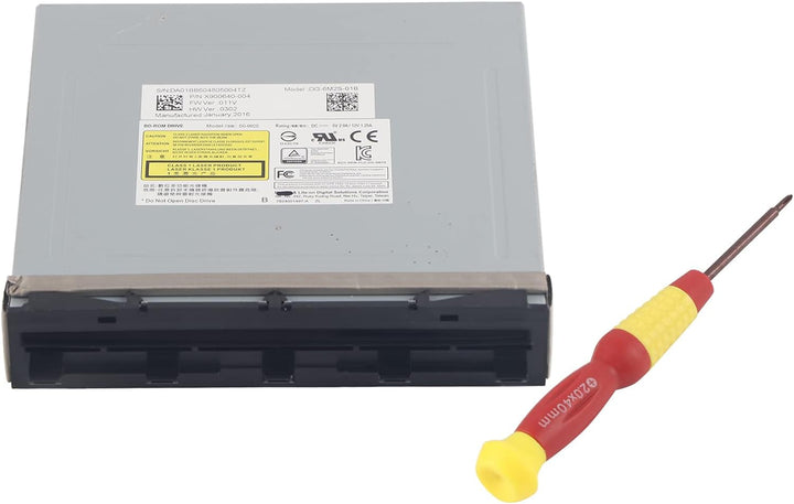 PUSOKEI DG-6M5S-01B Blu Ray CD DVD Treiber Ersatz für Xbox One S Konsole, Ersatz DVD Laufwerk mit Sc