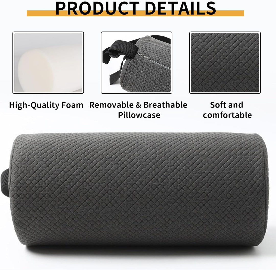 Ergonomisches Lordosekissen Mit Bezug, Lendenkissen Auto Mit Gurt, Rückenstütze Für Sofa Auto, Rücke