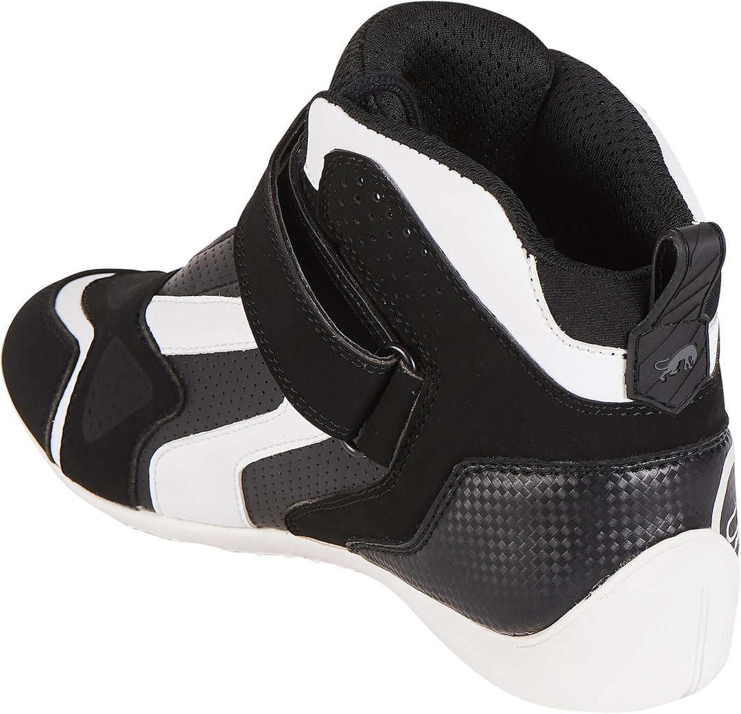 Furygan V4 Vented Motorradschuhe 39 EU Schwarz Weiss, 39 EU Schwarz Weiss