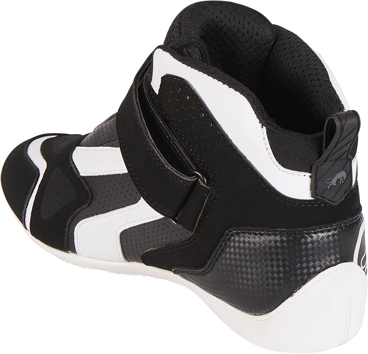 Furygan V4 Vented Motorradschuhe 39 EU Schwarz Weiss, 39 EU Schwarz Weiss