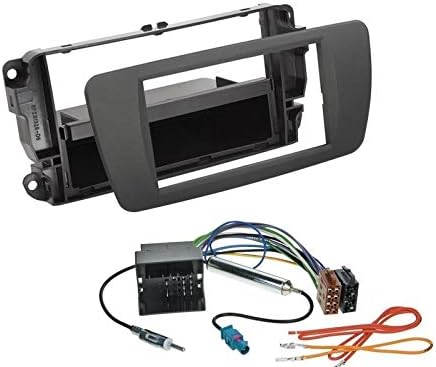 Kenwood KDC-BT450DAB 1-DIN DAB Autoradio Bluetooth CD USB AUX Einbauset passend für Seat Ibiza IV Ib