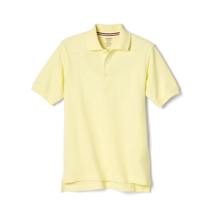 French Toast Unisex Kinder Short Sleeve Pique Polo Shirt (Standard &amp; Husky) Poloshirt 2 Jahre Gelb,