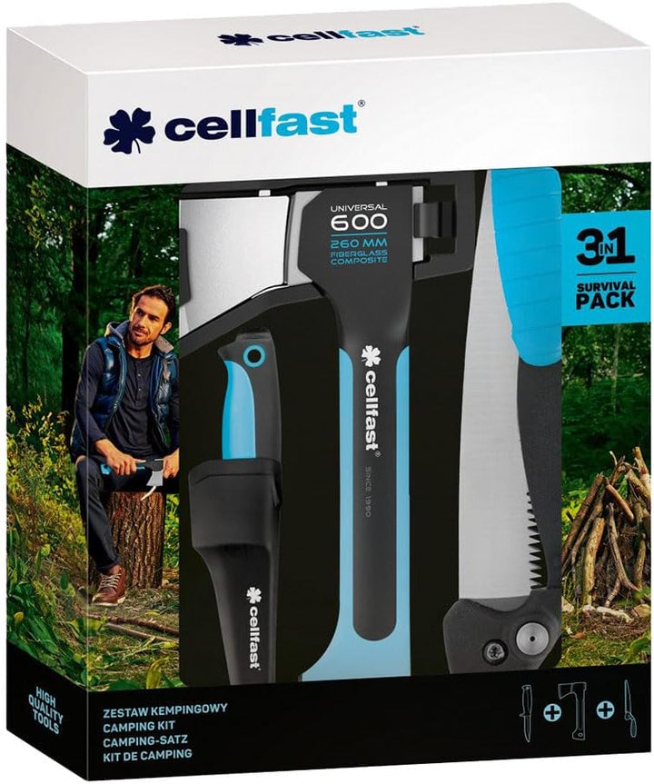 Cellfast Praktisches Campingwerkzeug-Set ENERGO.