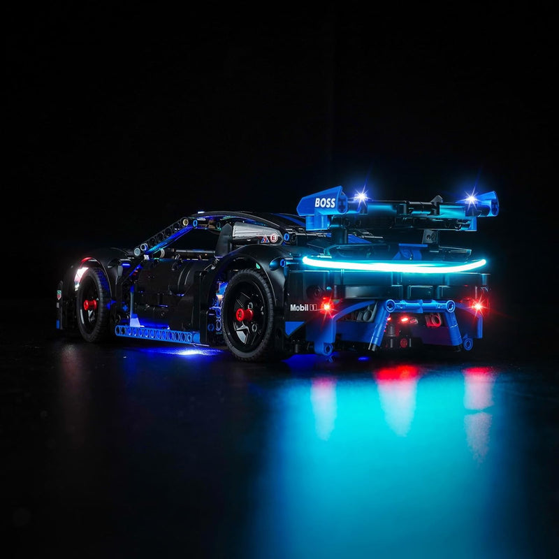 Led Licht Set Kompatibel mit Lego Porsche GT4 e-Performance Race Car (Kein Modell), Dekorationsbeleu