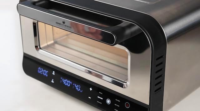 KPO-220 Elektrischer Pizzaofen mit Pizzaschaufel, Touch Display, bis 450°C (KPO-220), KPO-220