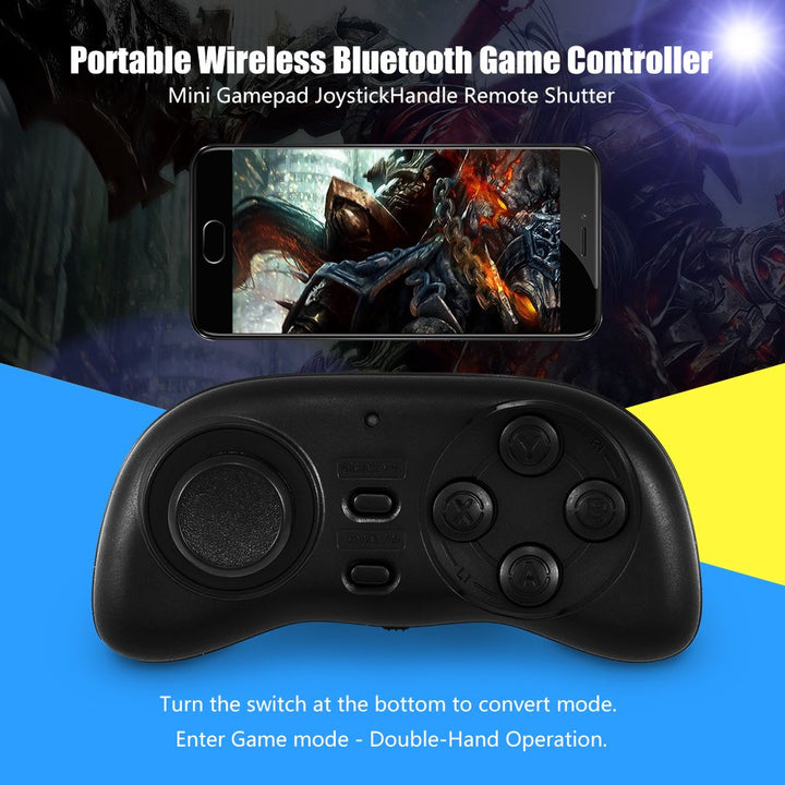 Wireless Game Controller, Bewinner Portable Gamepad mit Fernauslöser, Bluetooth Maus, Wireless Bluet