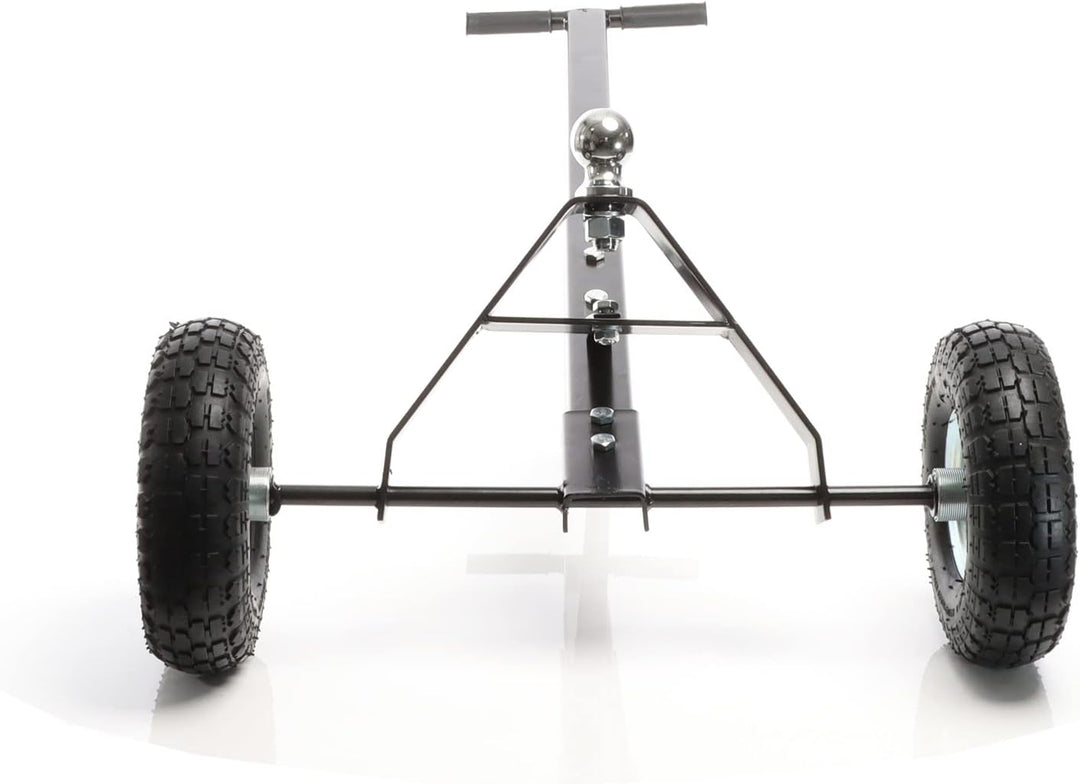 Wiltec Anhänger Rangierhilfe für Wohnwagen bis 270 kg, 110 x 72 x 30 cm, Rangierwagen mit Handgriff