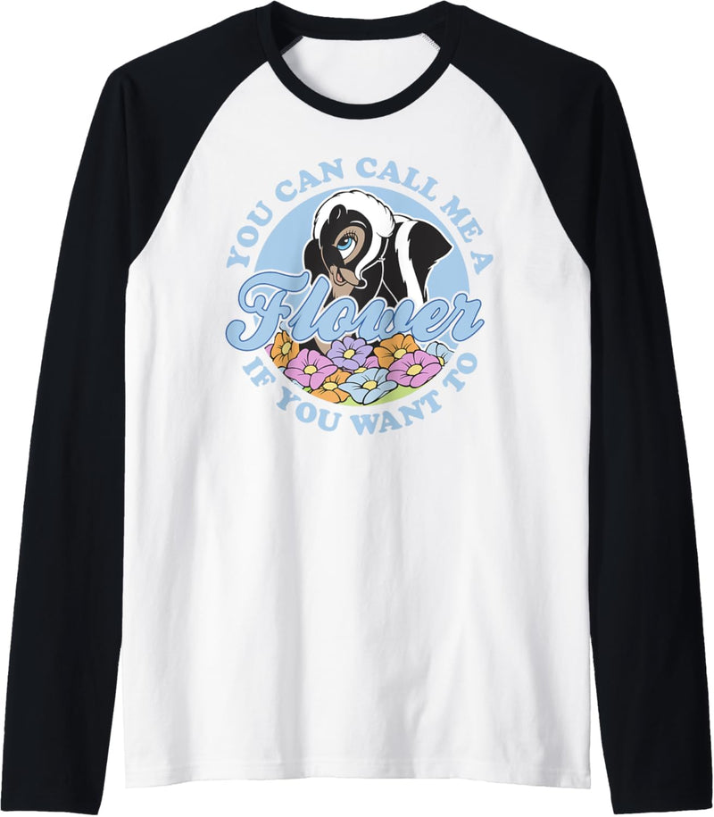 Disney Bambi You Can Call Me A Flower If You Want To Raglan