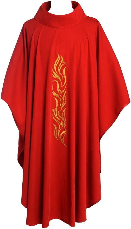 BLESSUME Kirche Priester Chasuble Weste Rot (Style
