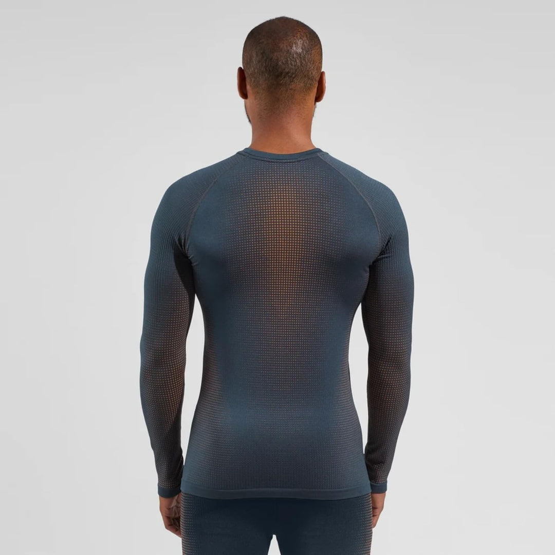 Odlo Herren Performance Warm Eco_196192 Funktionsunterwäsche Langarm Shirt (1er Pack) XL India Ink,