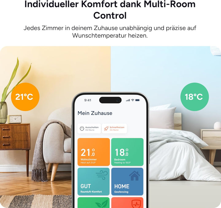 tado° Smartes Heizkörperthermostat X – Trio Pack, Heizungssteuerung per App und Smart Speaker (Alexa