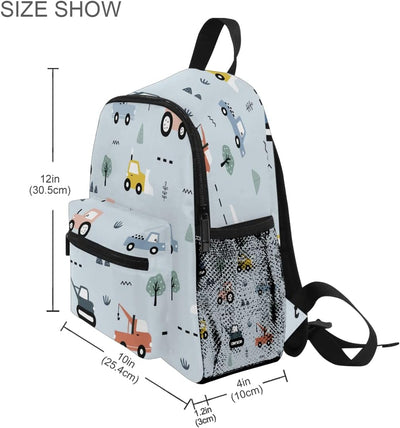 Auto Taxi Rucksack, Kleinkind Rucksack Vorschultasche Kindergarten Schultasche Kindergarten Reisetas