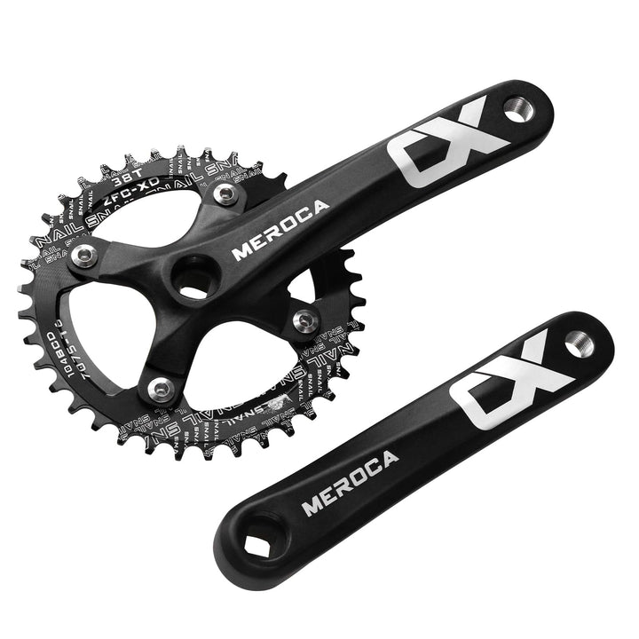 ZTZ Mountainbike 170 mm Kurbelgarnitur mit 104 BCD 32/34/36/38T Kettenblatt, Aluminiumlegierung MTB