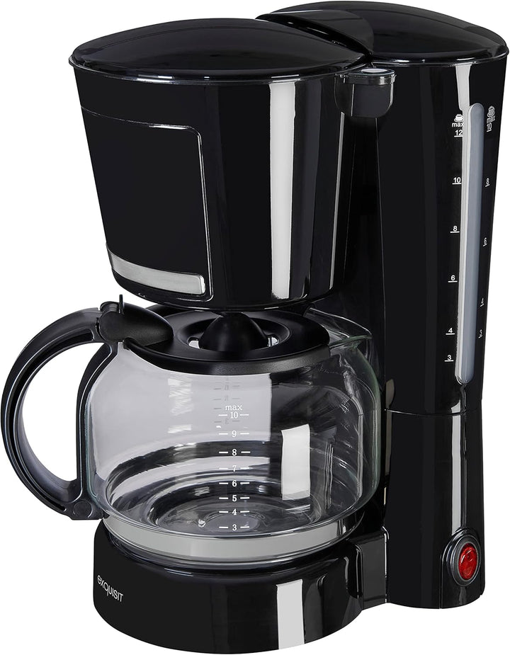 Exquisit Filterkaffemaschine KA 3102 swi | 12 Tassen Kaffee | 1x4 Filtergrösse | 870 Watt | Abschalt