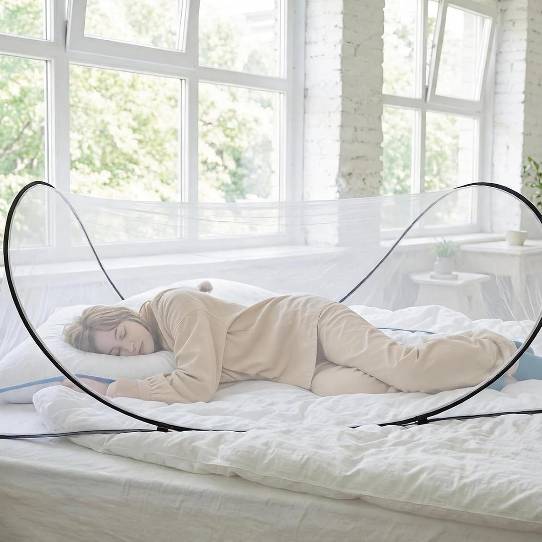 Moskitonetz Pop Up, 200 x 80 x 56 cm Moskitonetz Reise Moskitonetz Bett Faltbares Einfache & Schnell