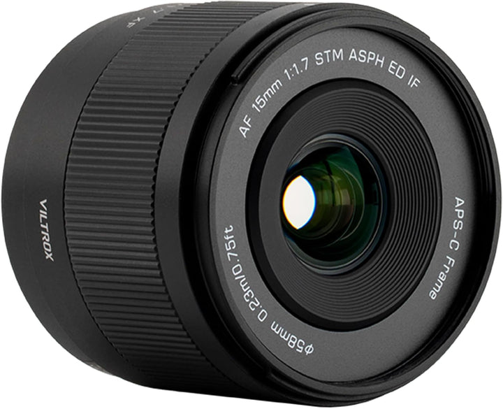 VILTROX 15mm F1.7 Fuji, AF 15mm f1.7 X Mount Objektiv für Fujifilm,APS-C Autofokus Prime Objektiv mi