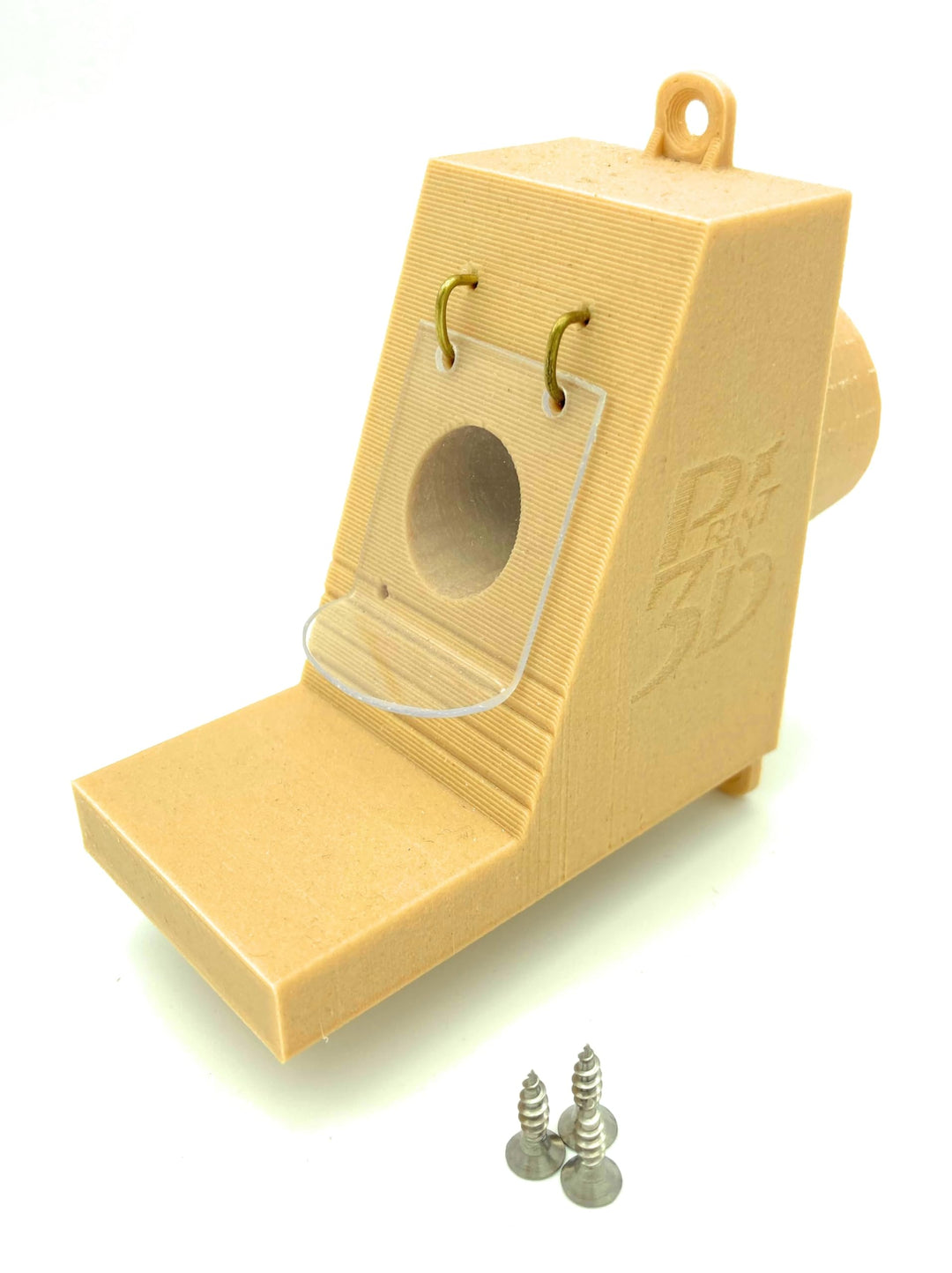 Kleiner Hummelklappenvorbau mit Flansch 30mm, Hummelklappe/Wachsmottensperre für Ihren Hummelkasten