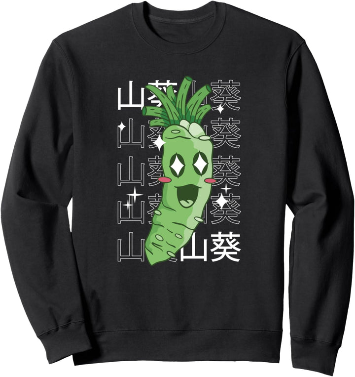 Wasabi Wurzelfutter Japanisch Sweatshirt