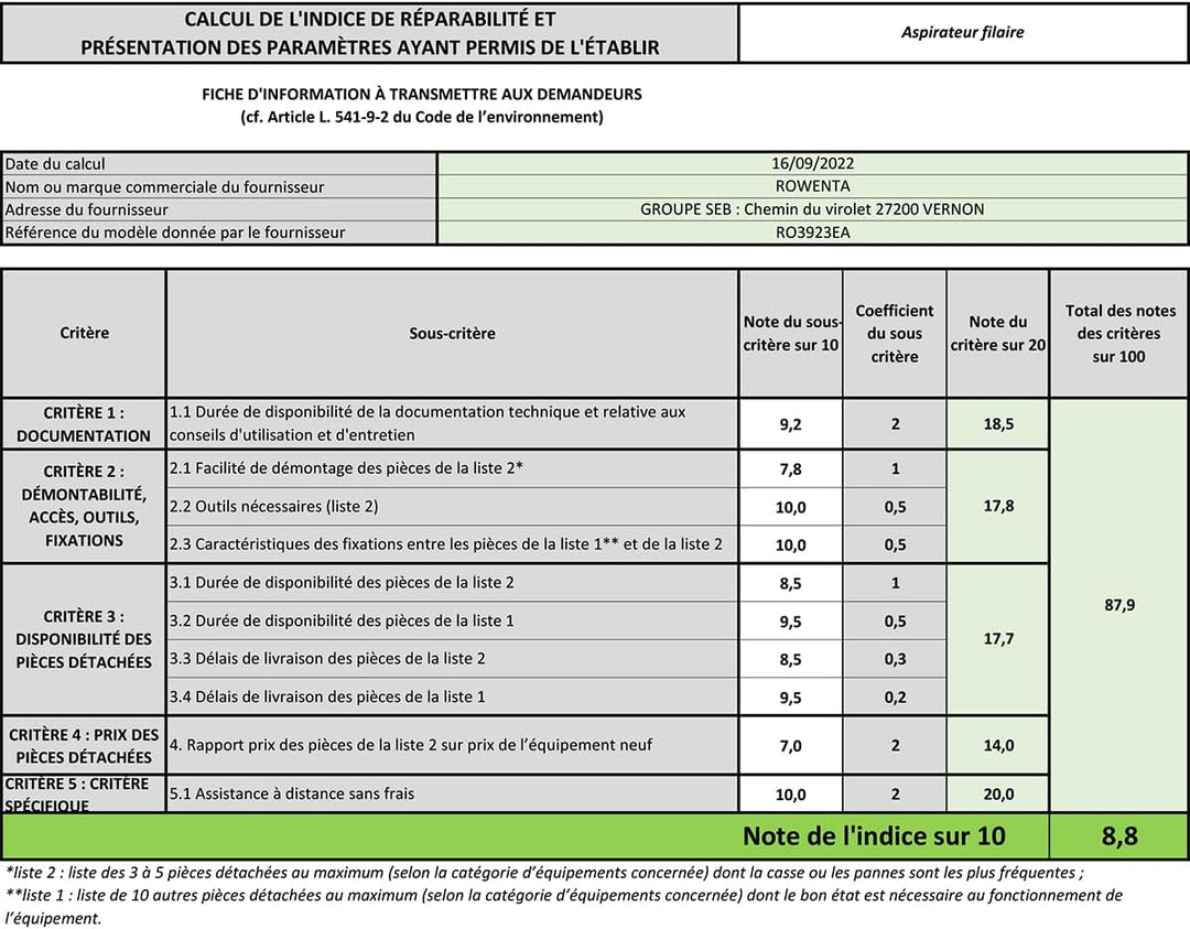 Rowenta - $reference, RO3923EA