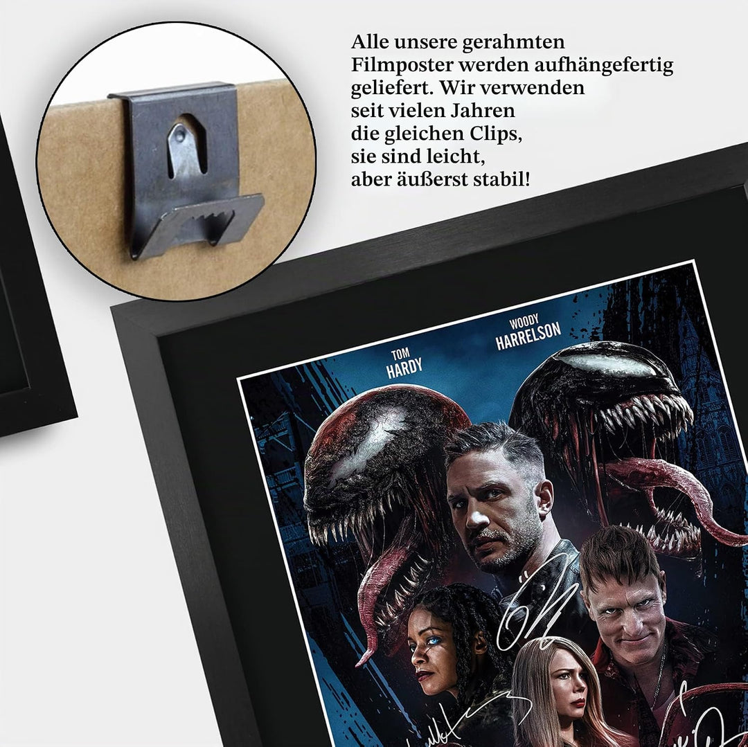 HWC Trading FR A3 Venom 2 Tom Hardy Geschenke Geduckter Poster Signiertes Autogramm Foto für Fans vo