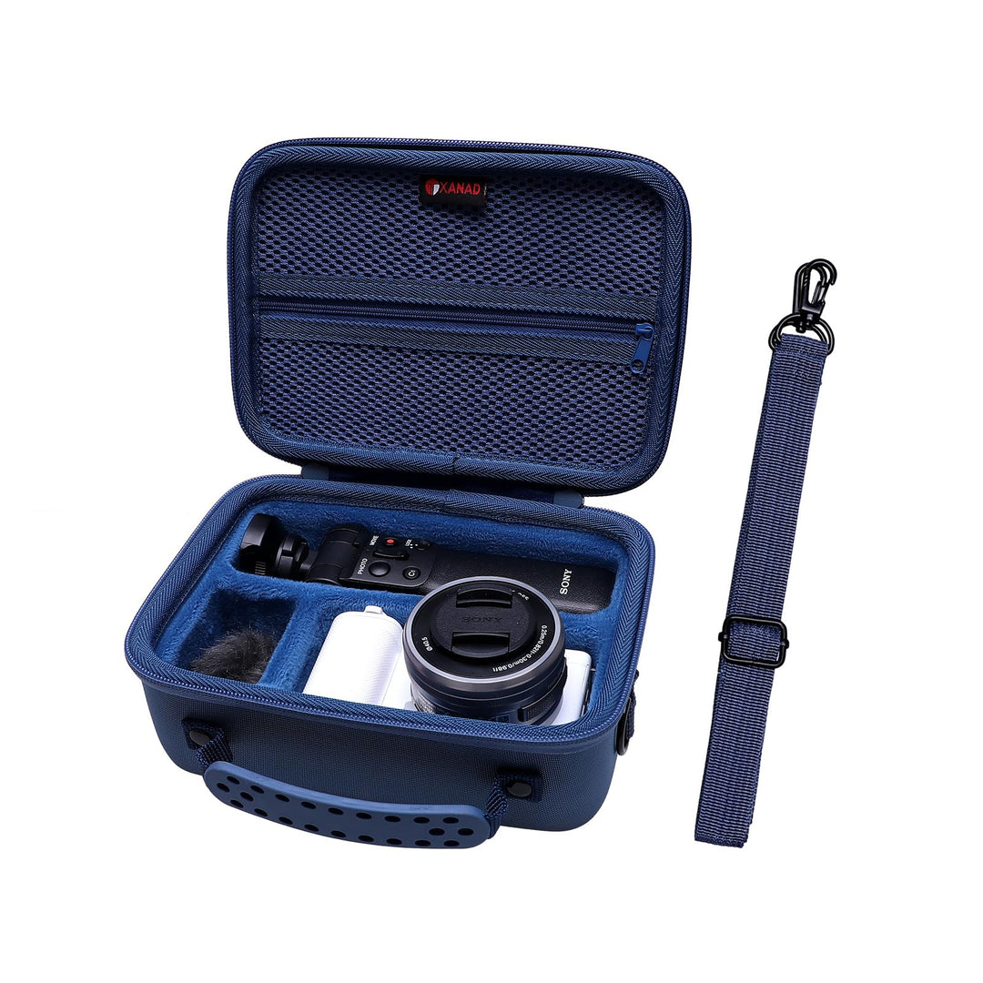 XANAD Tasche für Sony Alpha 6700 6400 6000 /Sony ZV-E10 / RX100 Kameratasche Kamera mit Bluetooth Ha