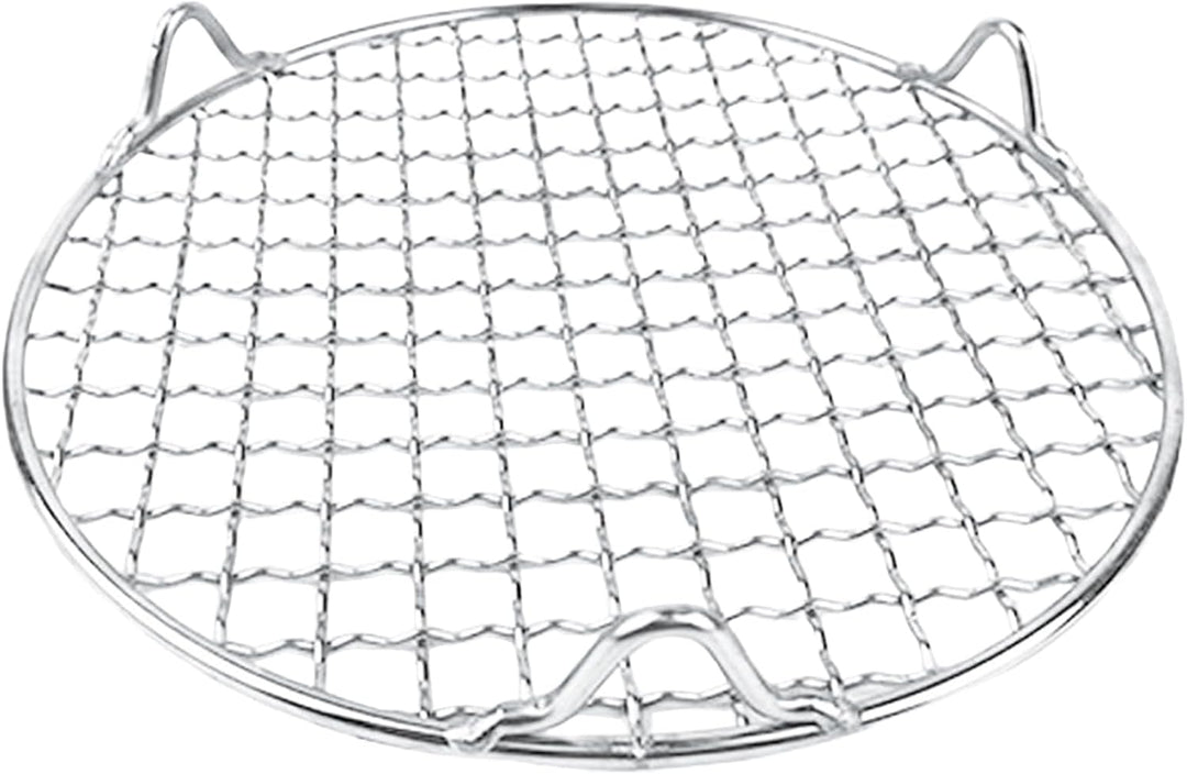 Edelstahl Grillrost Rund 30,5CM/33CM/34CM/35CM/38CM, BBQ Grillgitter Edelstahl Backblech Für Camping