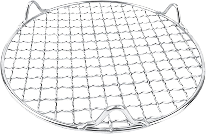 Edelstahl Grillrost Rund 30,5CM/33CM/34CM/35CM/38CM, BBQ Grillgitter Edelstahl Backblech Für Camping