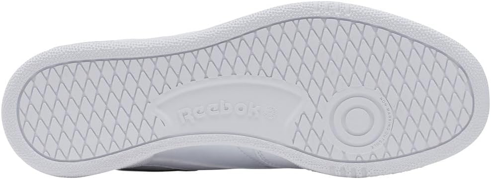 Reebok Herren Club C 85 Vegan Sneaker, Ftwr Weiã E Reifen Blau F23 Stahlnebel F23