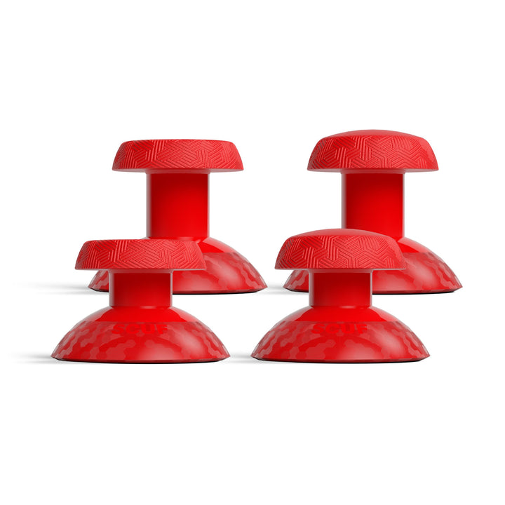 SCUF Valor PRO Thumbstick-Ersatzkit – 1 Kurzer Konkaver, 1 Kurzer Gewölbter, 1 Langer Konkaver, 1 La
