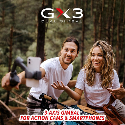 GoXtreme GX3 3-Achsen-Gimbal für Smartphones und Action Cams