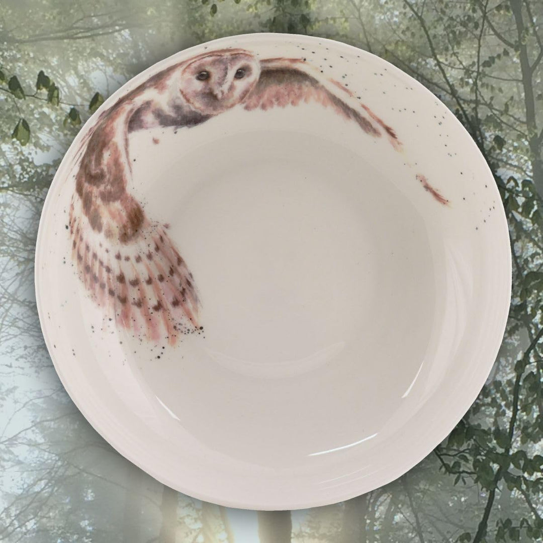 Wrendale Designs Porzellan Pasta- & Suppenteller Eule ca. 22cm D Royal Worcester tiefer Suppen-Telle