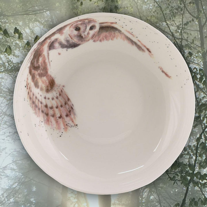 Wrendale Designs Porzellan Pasta- & Suppenteller Eule ca. 22cm D Royal Worcester tiefer Suppen-Telle