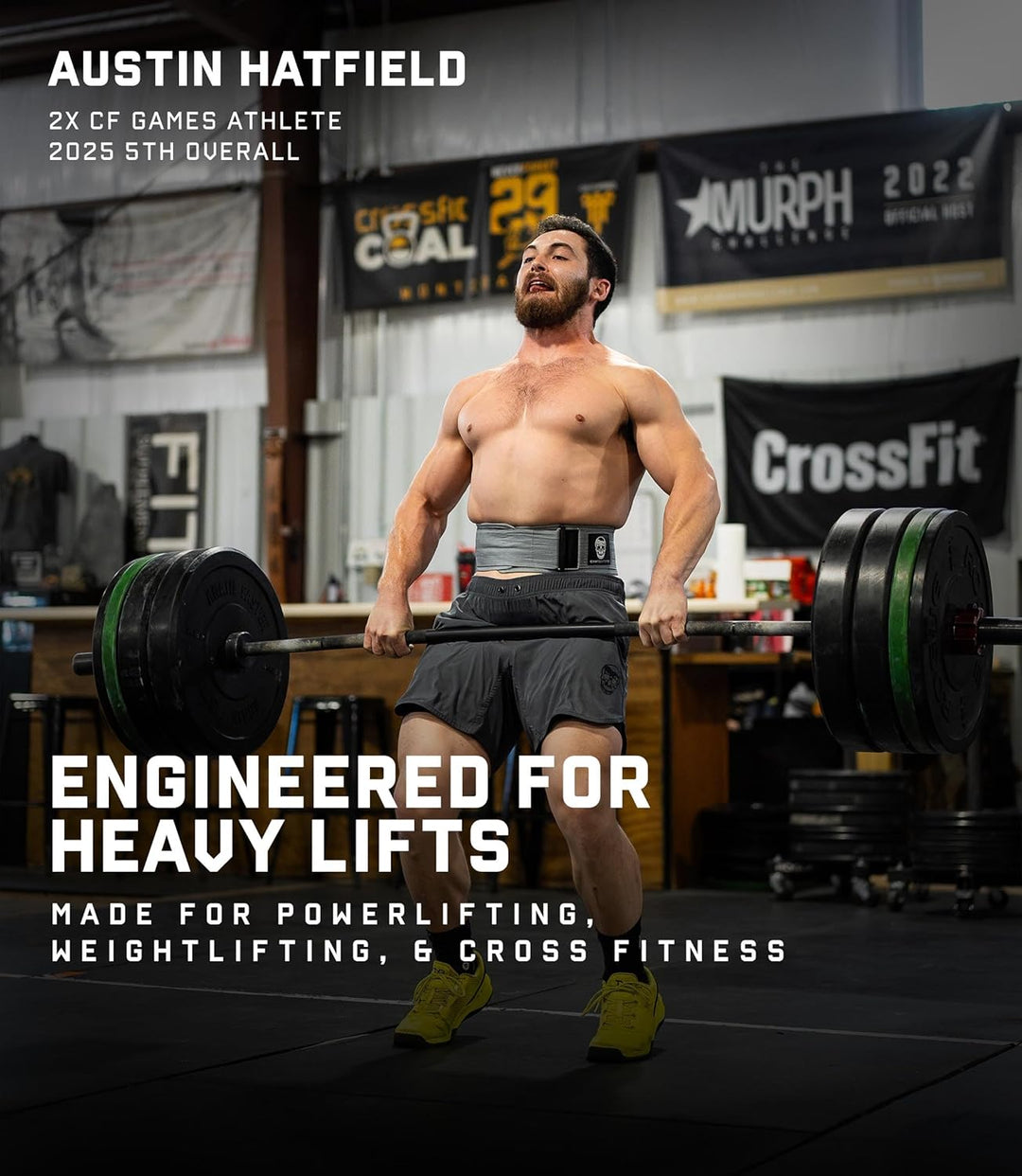 Gymreapers Schnellverschluss-Gewichthebergürtel für Bodybuilding, Kraftdreikampf, Cross-Training – 4