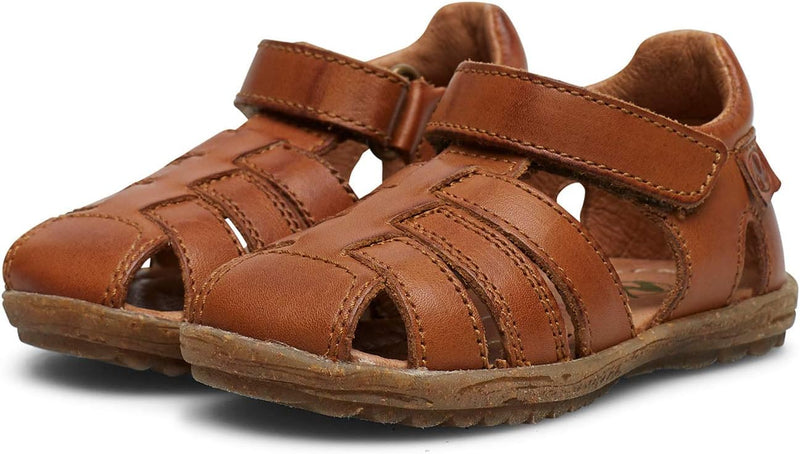 Naturino SEE-Halb geschlossene Sandalen aus laminiertem Leder-Rosa 20 EU Cognac, 20 EU Cognac