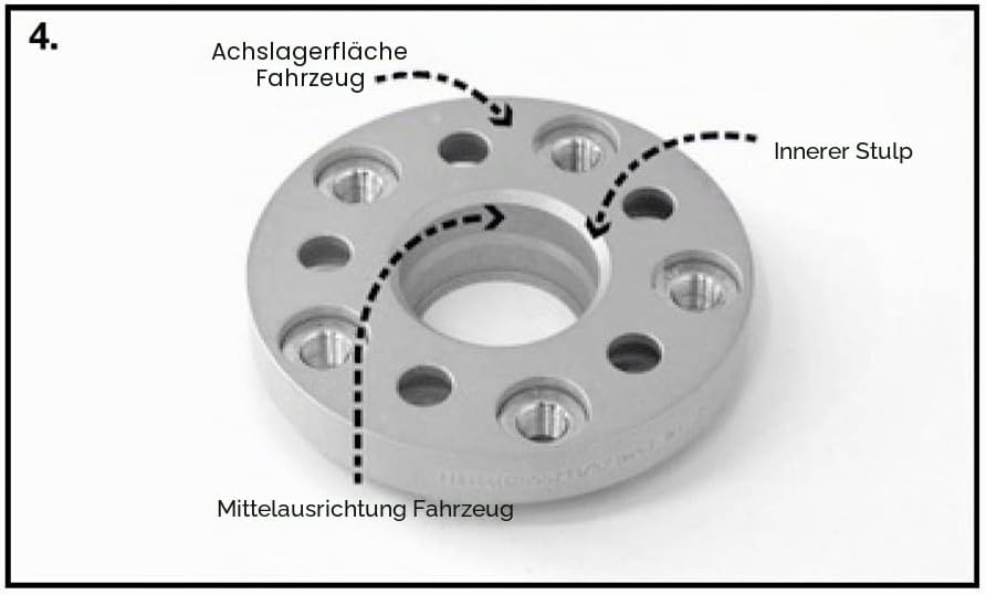 H&amp;R DRA-System Spürverbreiterungsatz 50mm pro Achse - Lochkreis 5x120 - Mittenzentrierung 72,5mm - S