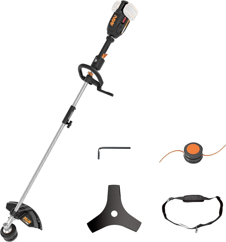 WORX Nitro WG186E.92 Akku Sense Rasentrimmer & Freischneider 40V (2x20V) - leistungsstarker bürstenl