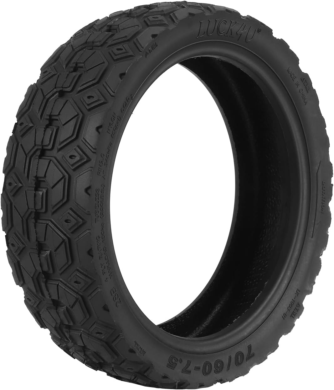 70/60-7,5 Schlauchloser Reifen für Segway Ninebot ZT3 Pro/ZT3/G3, 11 Zoll Tubeless Reifen, Verdickte