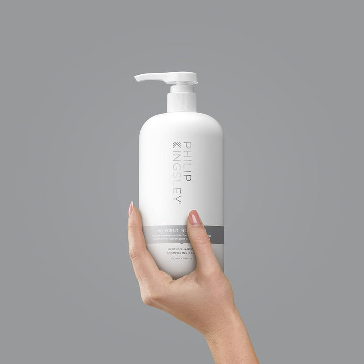 Philip Kingsley No Scent No Color Shampoo für empfindliche, zarte Kopfhaut, tägliche Anwendung, sanf