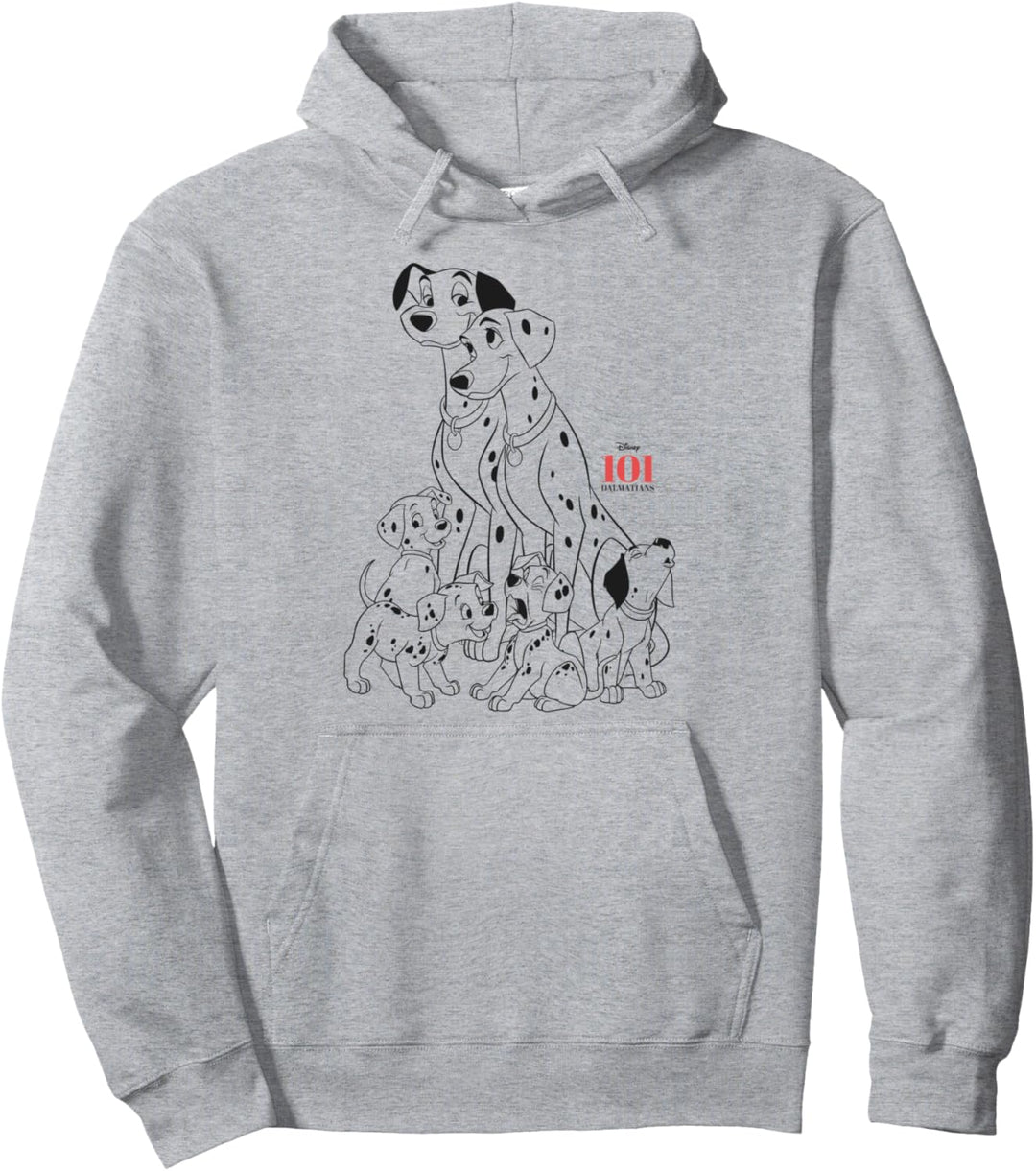 Disney 101 Dalmatians Family Group Shot Pullover Hoodie