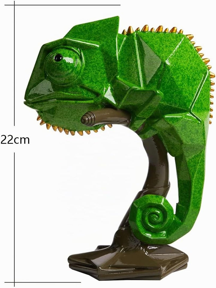 NENBOLEC Modern Skulptur Arts Eidechse Dekor Figuren Tier Statue Geschenk Wohnzimmer Kunst Polyresin
