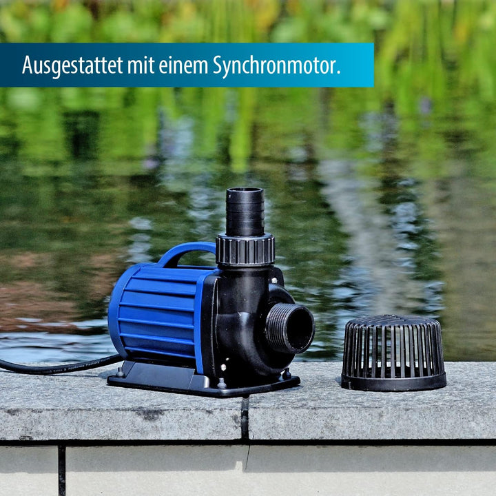 AquaForte DM-10.000 Teich/Filterpumpen, 85 Watt, Maximale Durchfluss von 10 m3 pro Stunde, Maximale