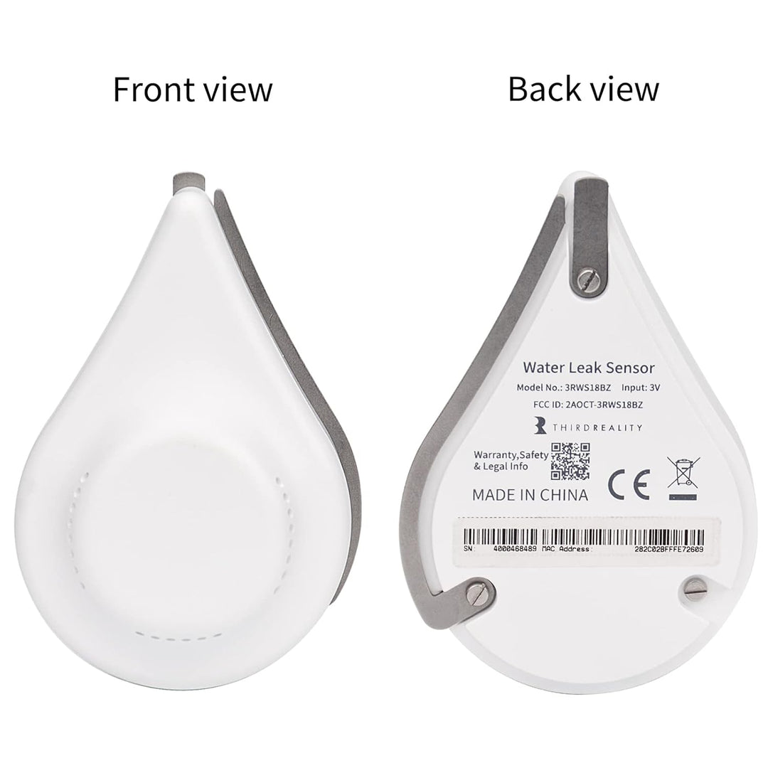 THIRDREALITY Zigbee Wasserleck-Sensor mit Tropferkennung, 120 dB Alarm, wenn Sie mit Home Assistant