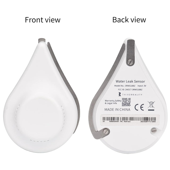 THIRDREALITY Zigbee Wasserleck-Sensor mit Tropferkennung, 120 dB Alarm, wenn Sie mit Home Assistant