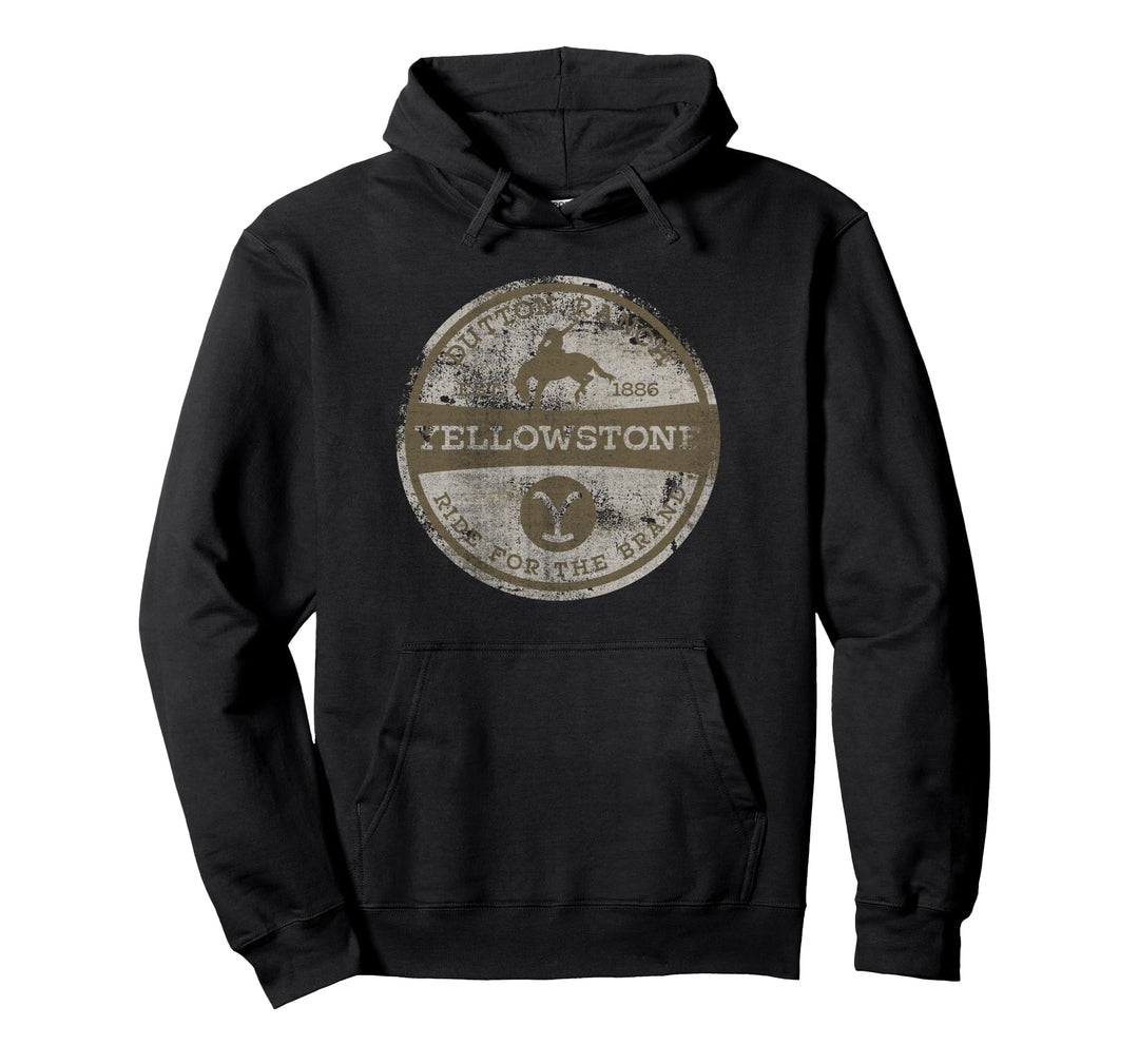 Yellowstone Dutton Ranch Design Circle Pullover Hoodie