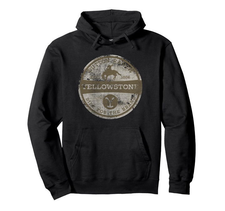 Yellowstone Dutton Ranch Design Circle Pullover Hoodie