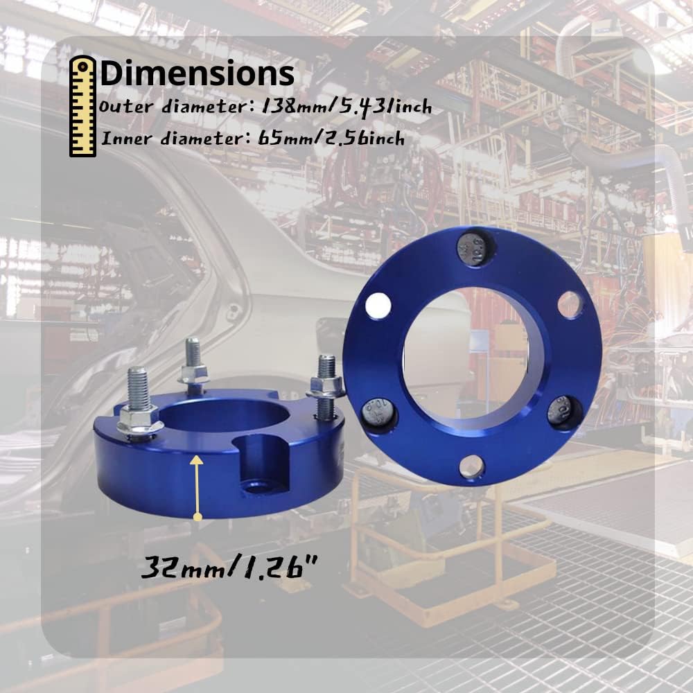 JINGLING 32 mm Abstandshalter für Vorderradaufhängung, Lift-Up-Kits für Triton L200 2005–2014, Erhöh