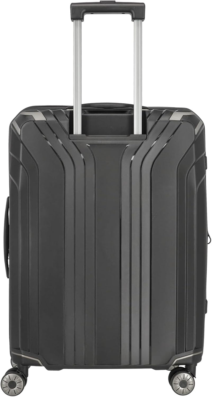 Travelite 4-Rad Hartschalen Koffer mittel mit recyceltem Innenfutter, Gepäck Serie ELVAA: Stylischer