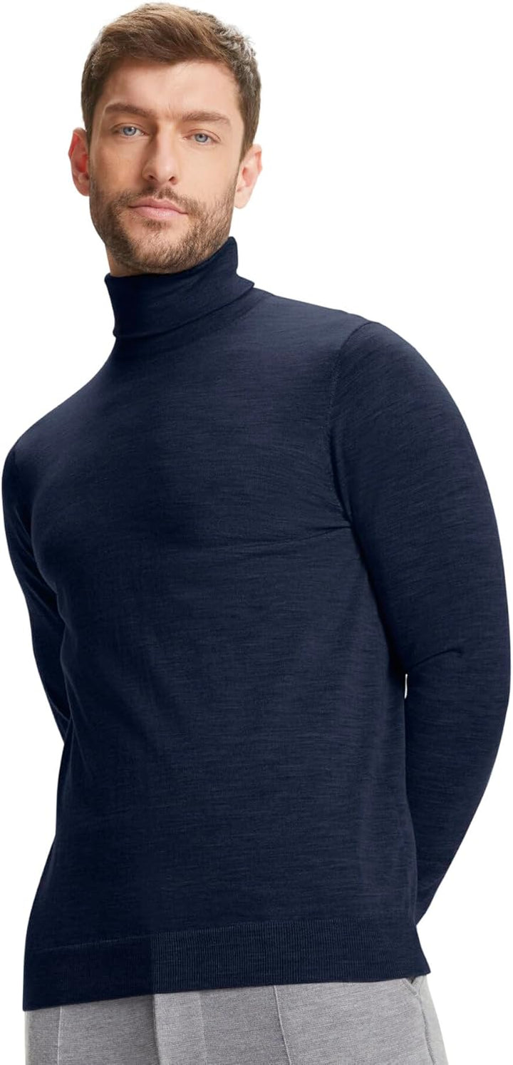 FALKE Herren Basic Roll Neck Rollkragen Pullover elegant klassisch für Business und Freizeit mit Rol
