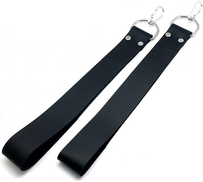 Leather Sling Loops - Black